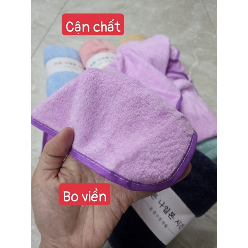 Khăn tắm Hàn Quốc trơn 1 màu giao ngẫu nhiên