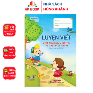 Sách - Luyện Viết Chữ Thường, Chữ Hoa, cỡ nhỏ, theo nhóm - Dành cho học sinh Tiểu Học - 1 quyển - VLV 16