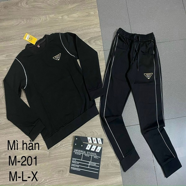 Bộ Thể Thao Thu Đông Nam Cao Cấp Dài Tay Chất Mỳ Hàn Mềm Mịn Phong Cách Trẻ Trung Năng Động