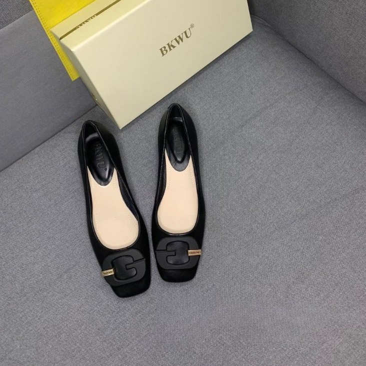 Min's Shoes - Giày Gót Vuông Da Mềm Cao Cấp VN120 (form rộng nên đi lùi size)