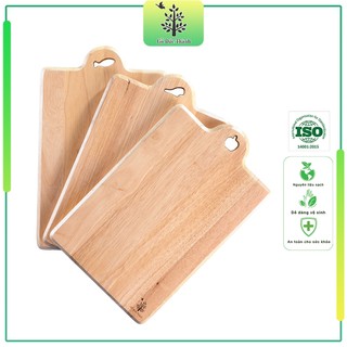 Thớt gỗ cao su liễu vui vui - gỗ đức thành - 14011 - thớt gỗ đa năng cắt thái hoặc decor - atvstt