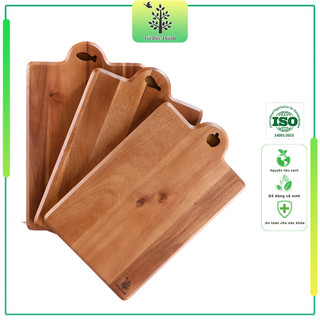 Thớt gỗ tràm liễu vui vui | gỗ đức thành 14011 | thớt gỗ đa năng cắt thái hoặc decor