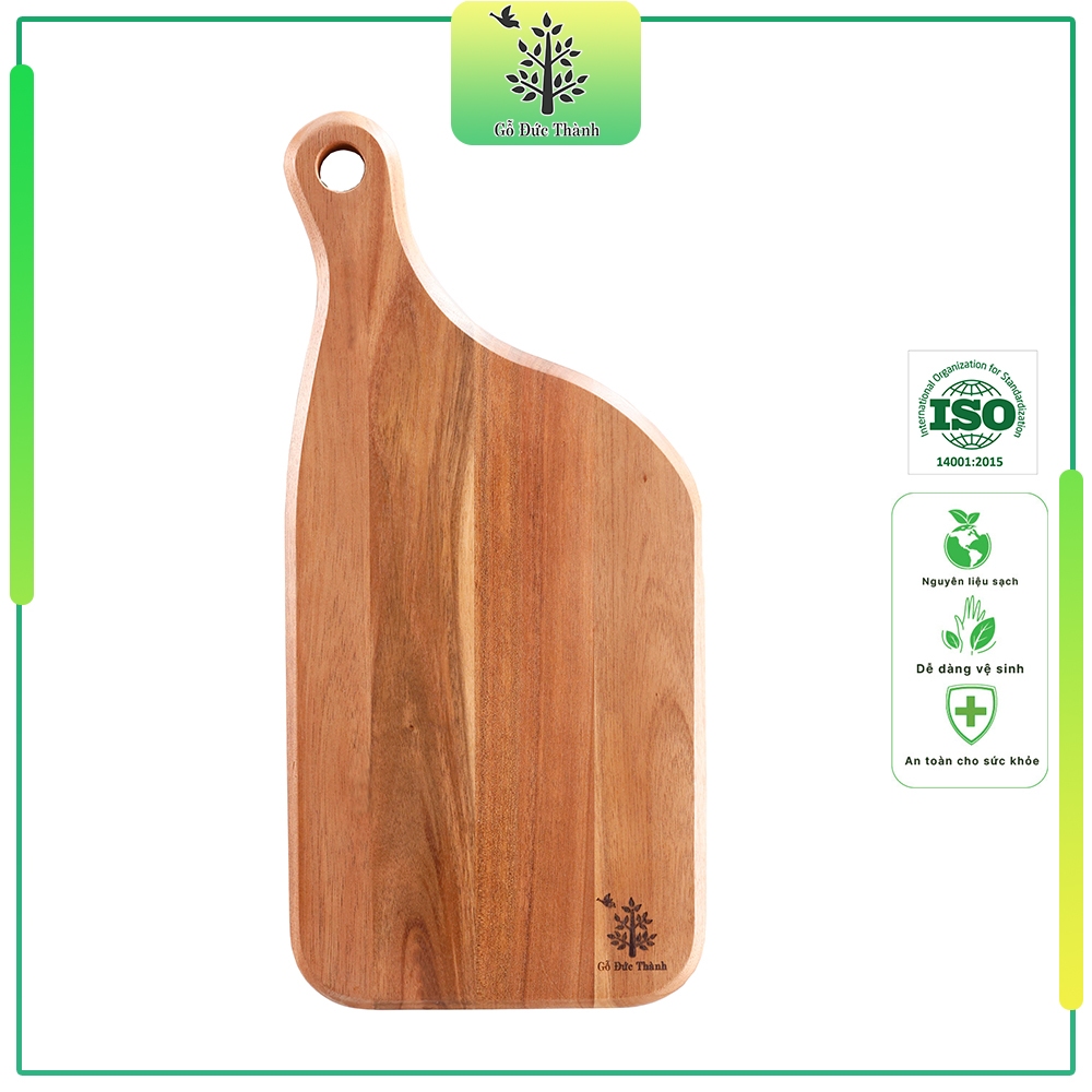 Thớt gỗ decor đa dụng "Liễu Xinh Xinh" | Gỗ Đức Thành - 18031 | Đạt tiêu chuẩn vệ sinh an toàn thực phẩm