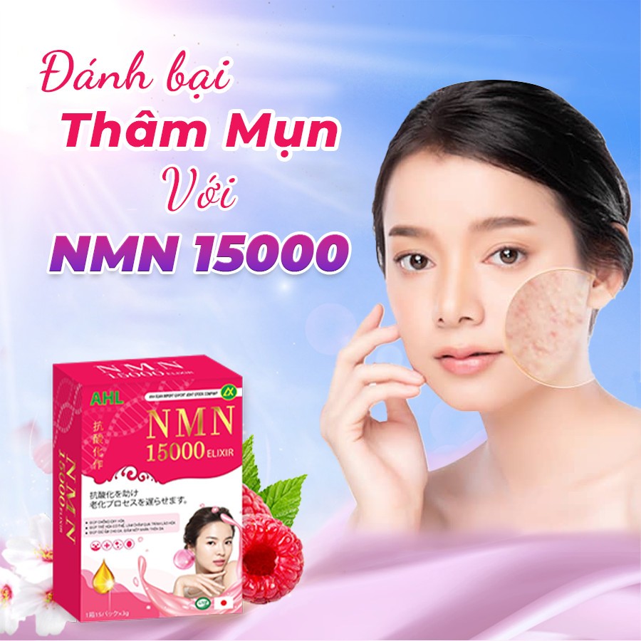 Cốm sủi đẹp da NMN 15000