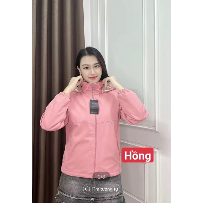 Áo gó nữ lót lông chống thấm nước