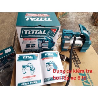 Máy Bơm Lốp Mini Ô Tô Total TTAC1406 - 12V