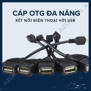 Cáp OTG đa năng kết nối điện thoại với USB | Jack chuyển đổi OTG tiện lợi F518SPAZ