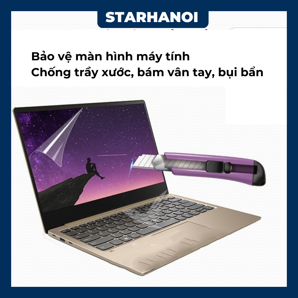 Tấm dán màn laptop Nhám hình FULL HD chống chói lóa phản quang