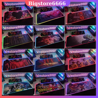 Miếng lót chuột gaming rgb bo viền led sáng cỡ lớn 90x40 80x30 - bàn di chuột chơi game led nhiều màu