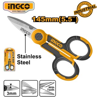 Kéo thợ điện / kéo cắt đa năng ingco hes02855