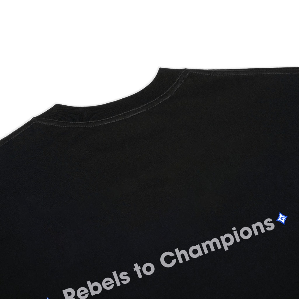 Áo Thun Localbrand GODO Rebels Champions - Black