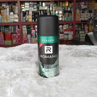 Xịt Khử Mùi Nam Romano 150ml
