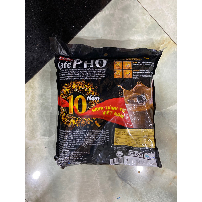 Cà phê Phố sữa đá bịch 30 gói