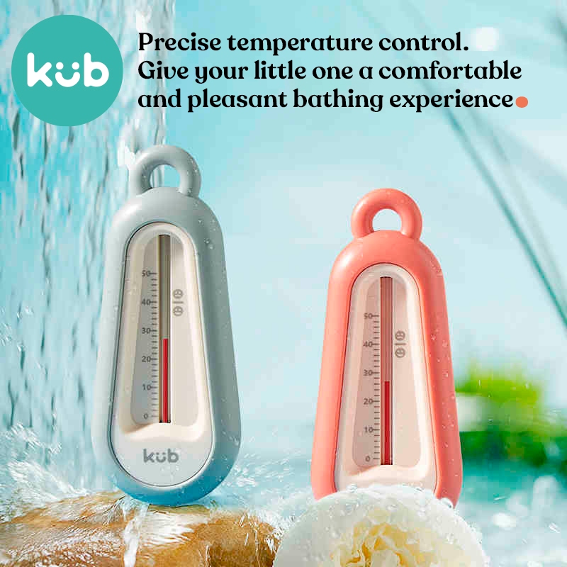 Nhiệt kế tắm cho bé KUB đo nhiệt độ nước tắm an toàn làm bằng nhựa ABS có màn hình kĩ thuật số dùng cho bé sơ sinh