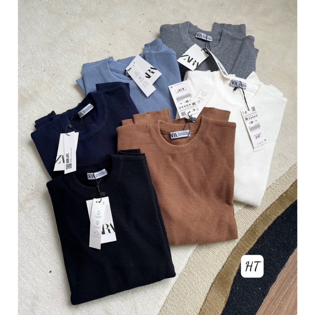 ÁO LEN NAM ZARA CỔ TRÒN