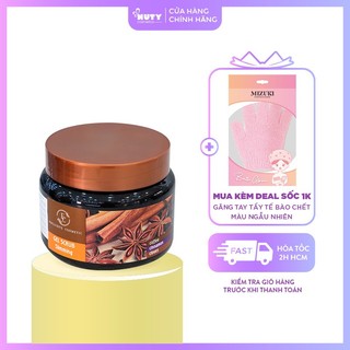 Tẩy Tế Bào Chết Toàn Thân Exclusive Cosmetic Chiết Xuất Quế Hồi & Cafe (380g)
