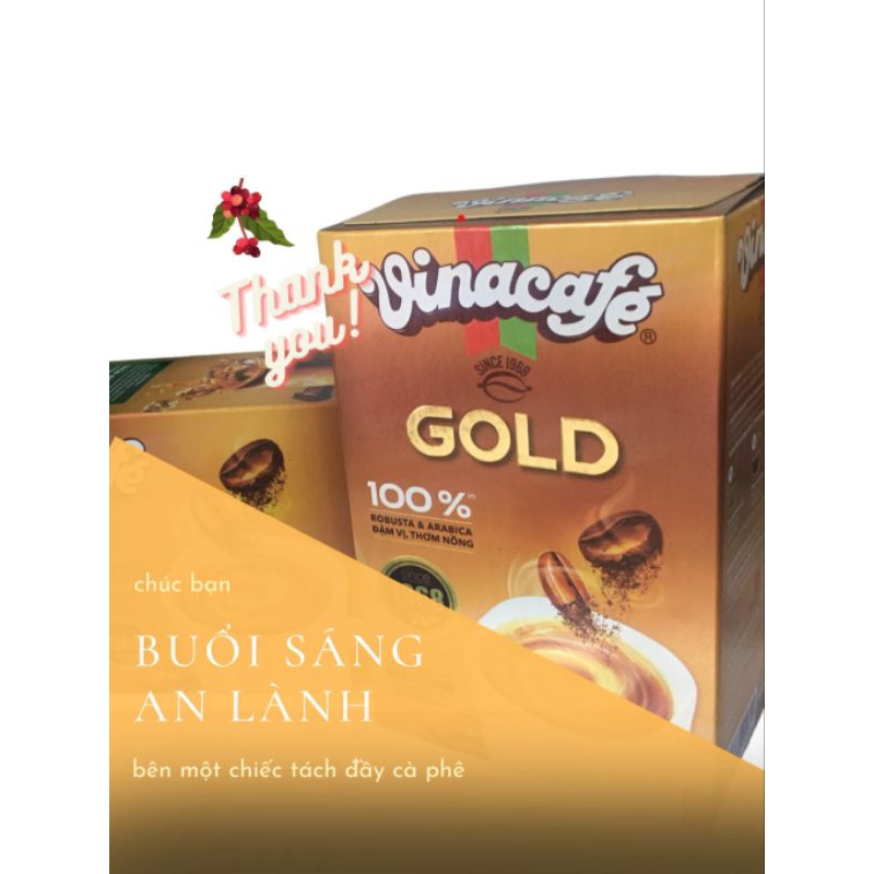 Cà phê hòa tan Vinacafe Gold hộp 306g