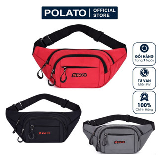 Túi Đeo Chéo Bao Tử, Túi Đeo Hông Bụng Sport Chống Nước POLATO T11