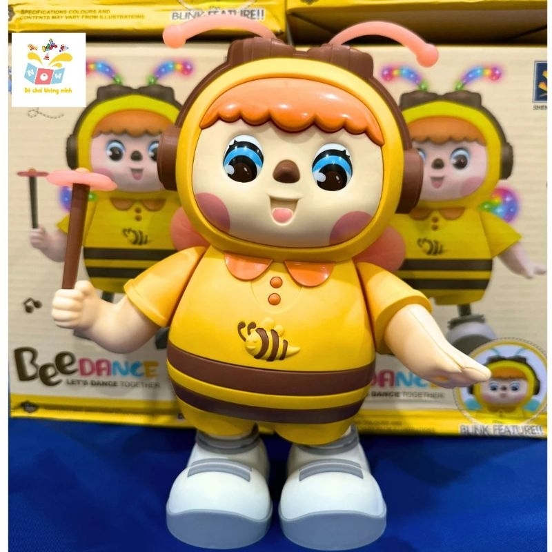 Đồ chơi thỏ đánh đàn guitar cho bé, Ong vàng nhảy múa có nhạc và đèn vui nhộn