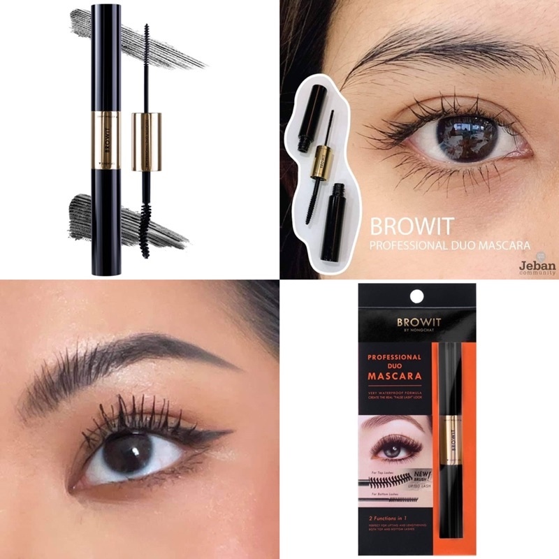 Mascara Browit Nongchat Thái Làm Dày Dài Mi Chuyên Dụng Cho Makeup