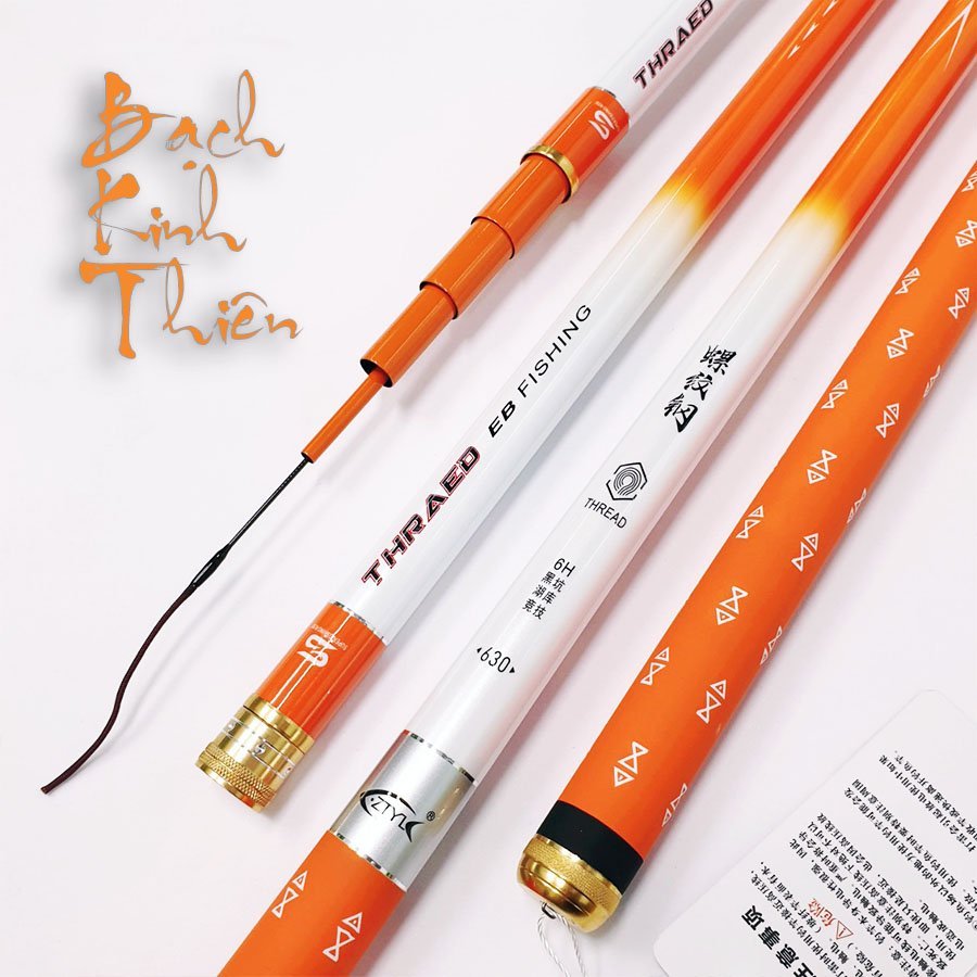 Cần Câu Tay Bạch Kinh Thiên 6H Cam Chính Hãng ZTYL, Chất Liệu Carbon Xoăn Cao Cấp CD-09