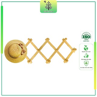 Móc áo gỗ 10 núm | Gỗ Đức Thành 08021 | Tiện dụng, trang trí phòng khách, phòng ngủ
