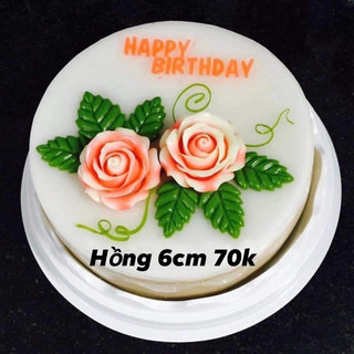 Khuôn silicon làm rau câu làm bánh mẫu hoa hồng mỏng MS94