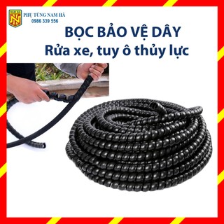 Bọc bảo vệ dây rửa xe, bọc dây tuy ô thủy lực, bọc dây cao áp, bảo vệ dây, xoắn lò xo nhựa