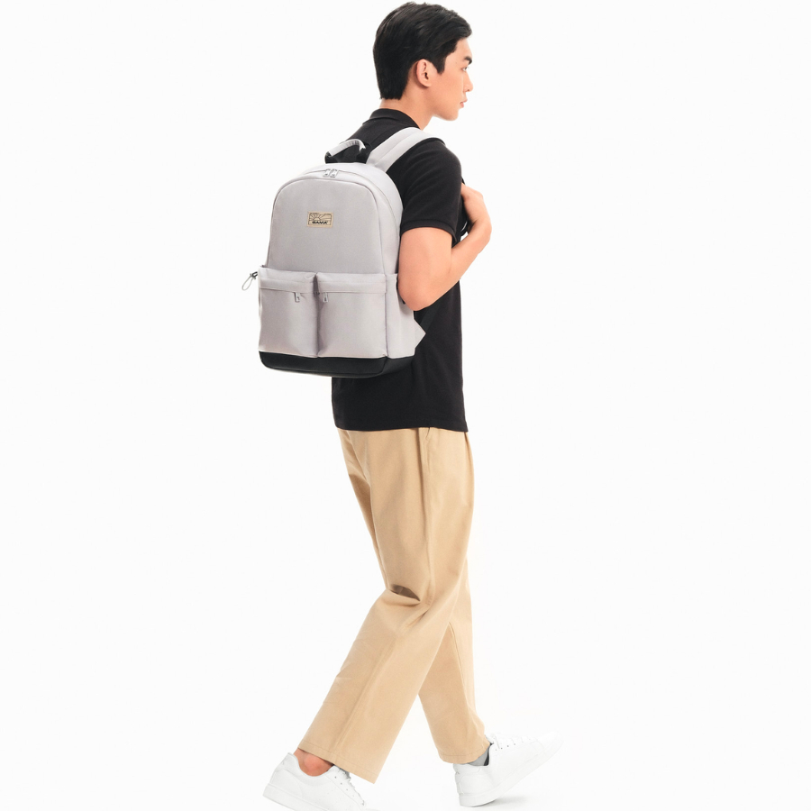 Balo BAMA New Basic Backpack NB101 chống nước cao cấp nhiều ngăn