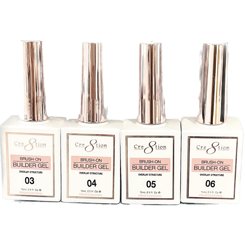 Cứng móng- đắp gel màu Builder Gel cre8tion 15ml