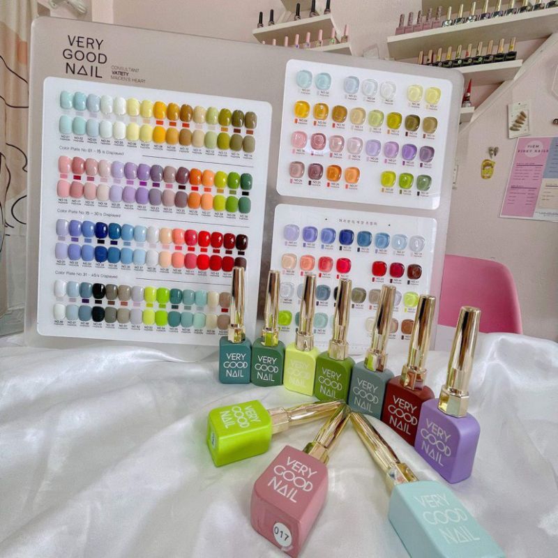 SƠN GEL VERY GOOD NAIL NẮP VÀNG LOẠI 1 CAO CẤP LẺ MÀU