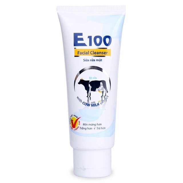 Sữa rửa mặt bò tươi E100
