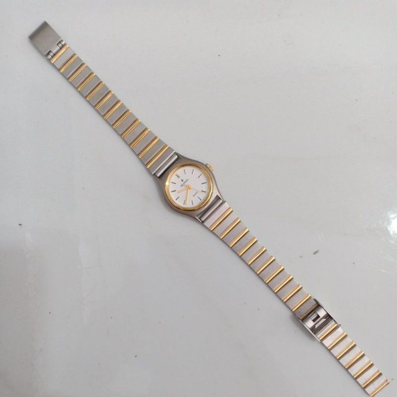 Đồng hồ nữ si thụy hiêuk BUREN demi mạ vàng độ mới cao 95%