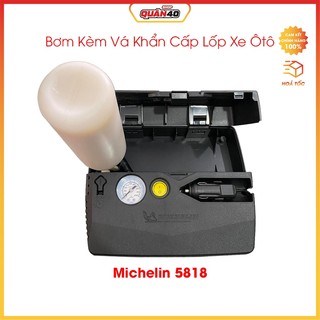 Bơm Kèm Vá Khẩn Cấp Tự Động Lốp Ôtô Michelin 5818 - Hàng Chính Hãng