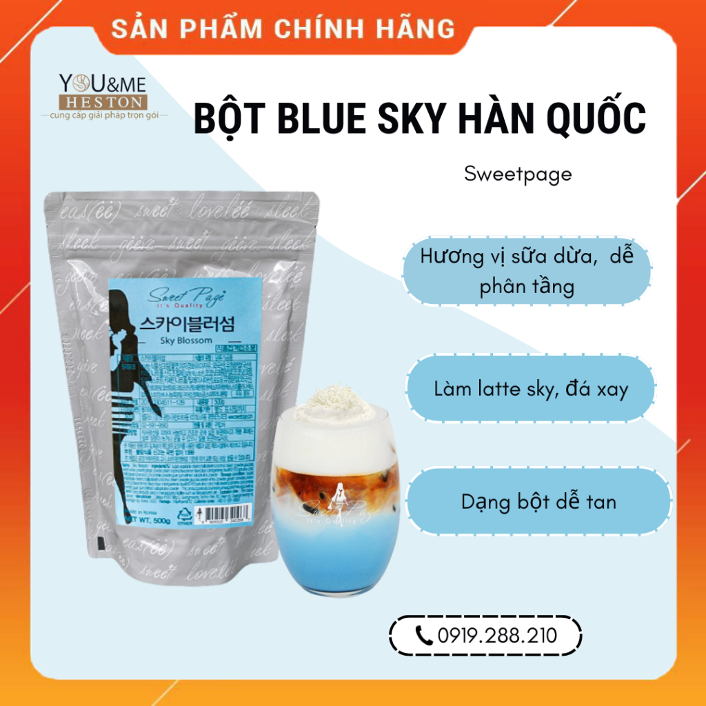 Bột sữa sky Sweet Page Hàn Quốc (bột latte sky)