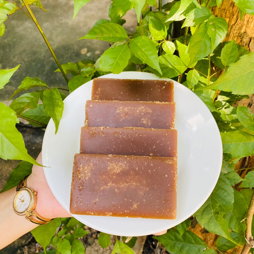 Đường Nâu Đường Phên Mật Mía , Đường Mía Thô Cô Đặc Từ Mật Mía Nguyên Chất Thơm Ngon- Túi 1Kg