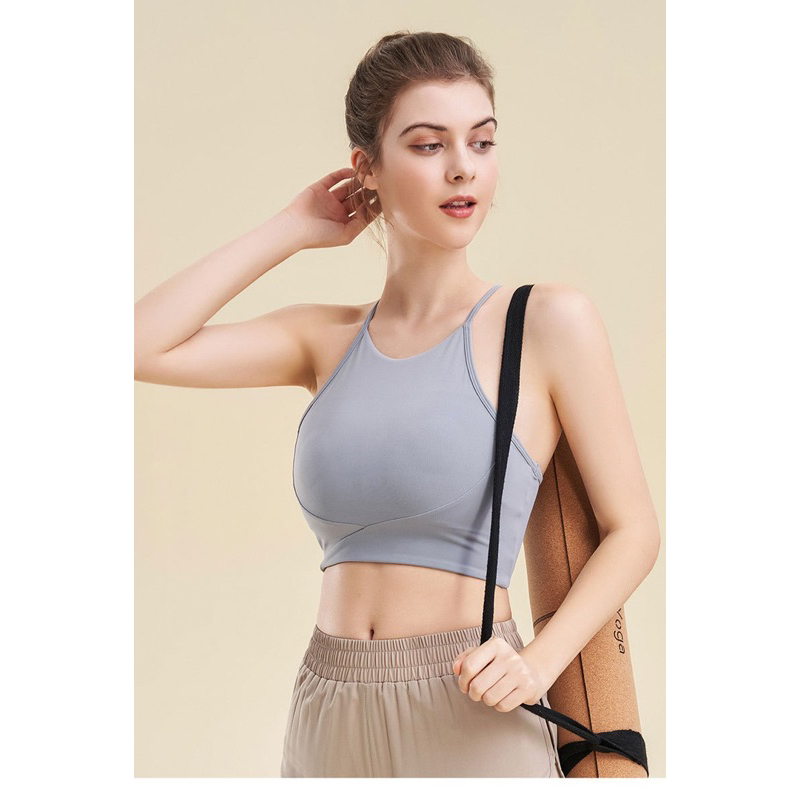 Áo bra tập gym và yoga Grass thun lạnh cao cấp hàng QC loại