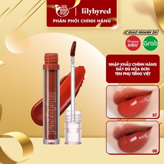Son Tint Lì, Dưỡng Ẩm Cho Đôi Môi Căng Mọng Lilybyred Glassy Layer Fixing Tint 3.8g