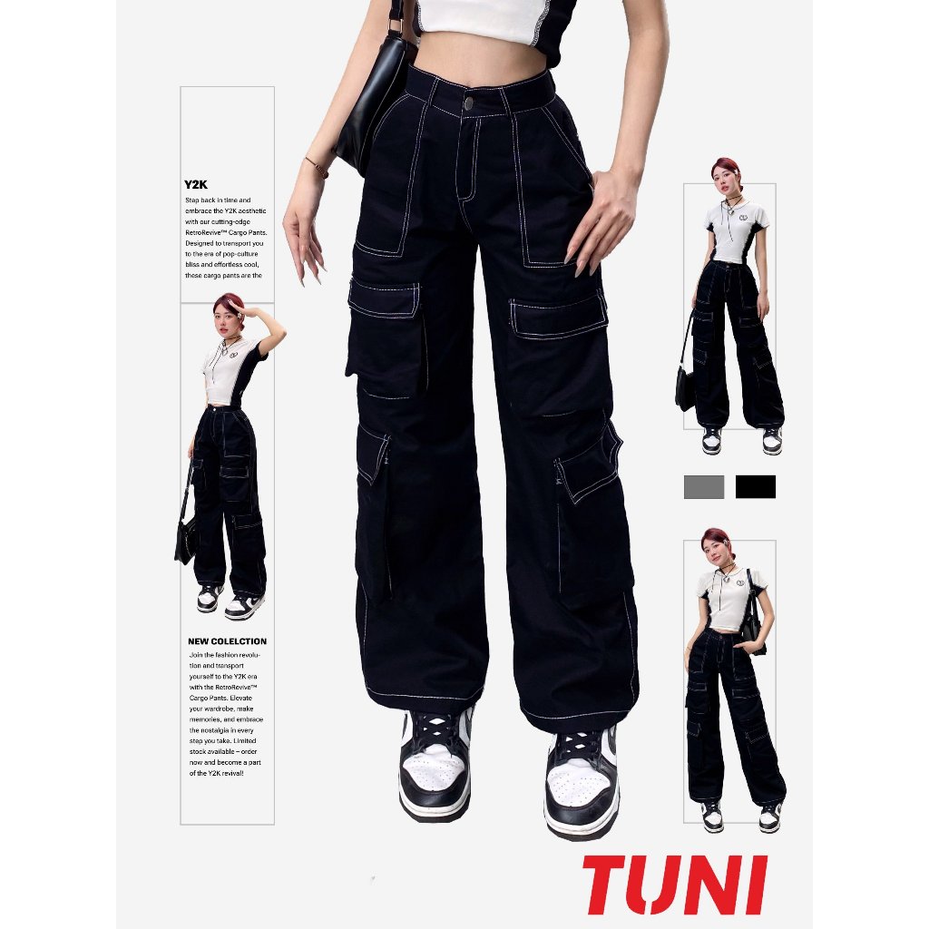Quần Túi Hộp Chất liệu Kaki Form rộng hot trend Tuni Store ( TYN)