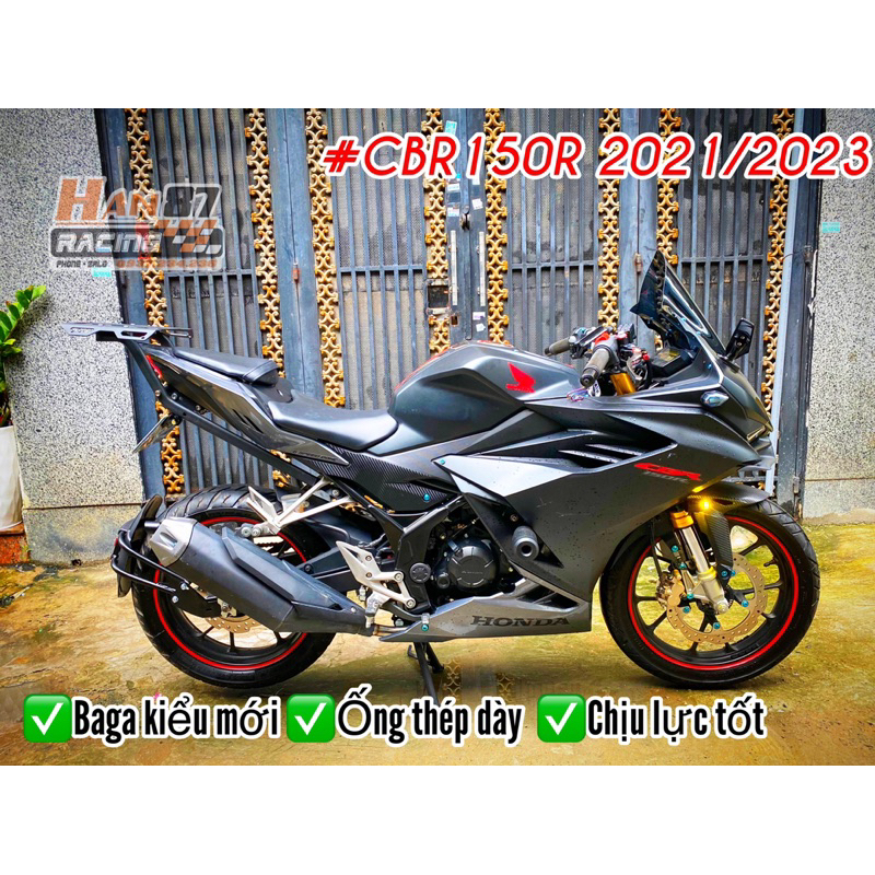 Baga sau CBR150R 2021/2022/2023 mẫu ống dẹp chịu lực cao