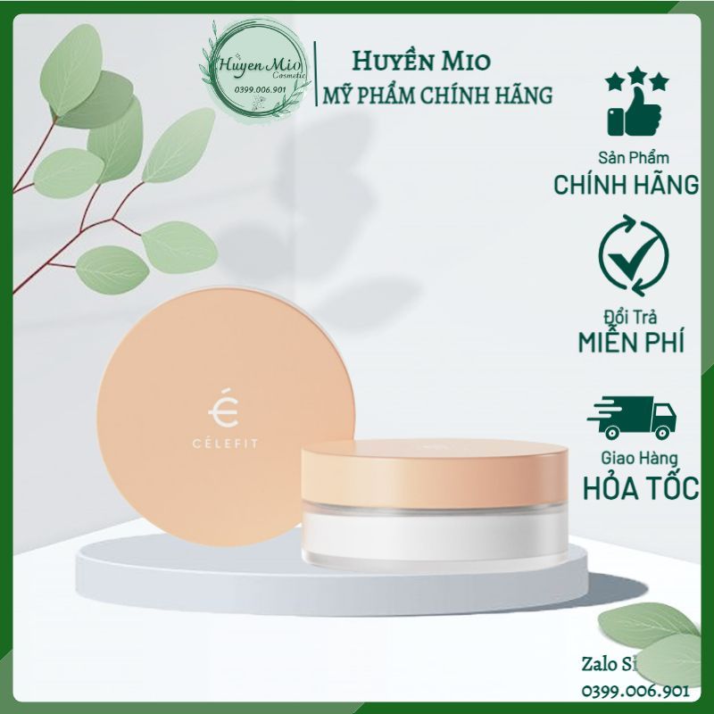 Phấn phủ CELEFIT STILL FIXED FINISH POWDER mỏng nhẹ, mịn lì tự nhiên, kiềm dầu hiệu quả - huyenmio