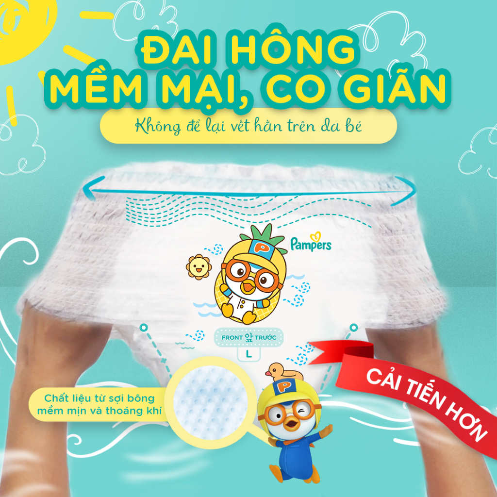 Combo 2 Thùng Tối Ưu Phí Vận Chuyển 3 Gói Tã Quần PAMPERS Giữ Dáng Size L108/ XL96/ XXL84