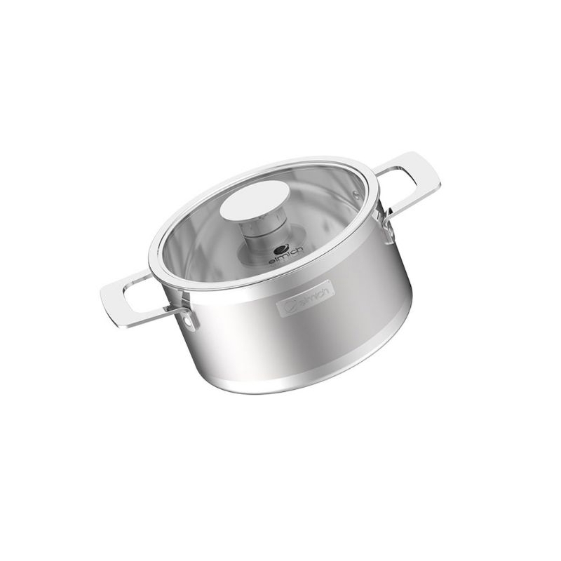 Nồi Inox Liền Khối Elmich Hera EL 8262 size 18cm, EL-8265 size 22cm - Bảo Hành Chính Hãng 12 Tháng