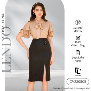 Chân váy bút chì hàng thiết kế cao cấp LENDO CV220505