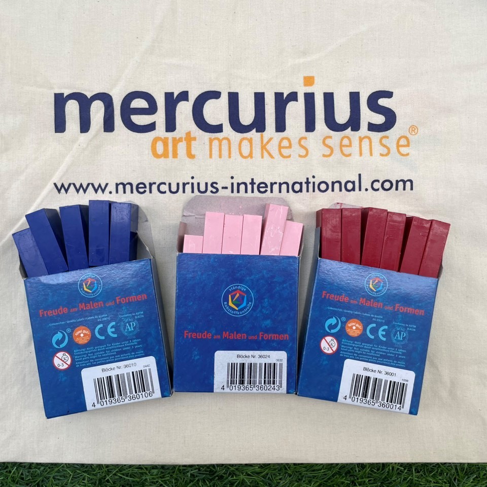 Viên lẻ - Sáp màu vẽ từ sáp ong tự nhiên dạng viên - Thương hiệu Stockmar - Sản phẩm cao cấp của Đức