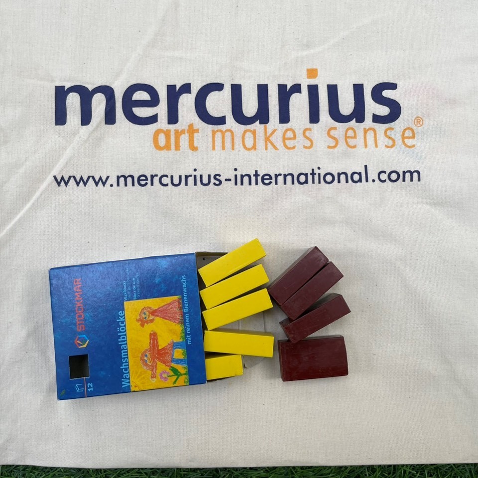 Viên lẻ - Sáp màu vẽ từ sáp ong tự nhiên dạng viên - Thương hiệu Stockmar - Sản phẩm cao cấp của Đức