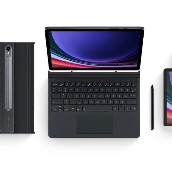 Bao da bàn phím dùng cho Galaxy Tab S9 / S9 Plus / S9 Ultra - bản Slim / Touchpad - Hàng chính hãng
