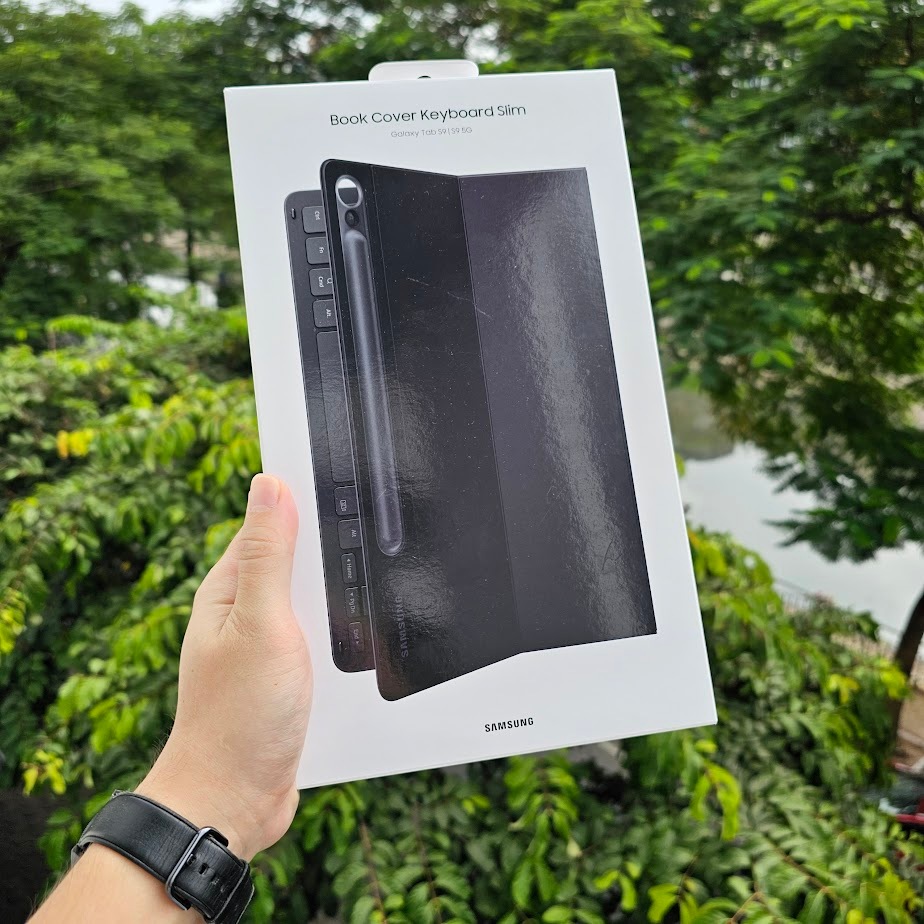 Bao da bàn phím dùng cho Galaxy Tab S9 / S9 Plus / S9 Ultra - bản Slim / Touchpad - Hàng chính hãng