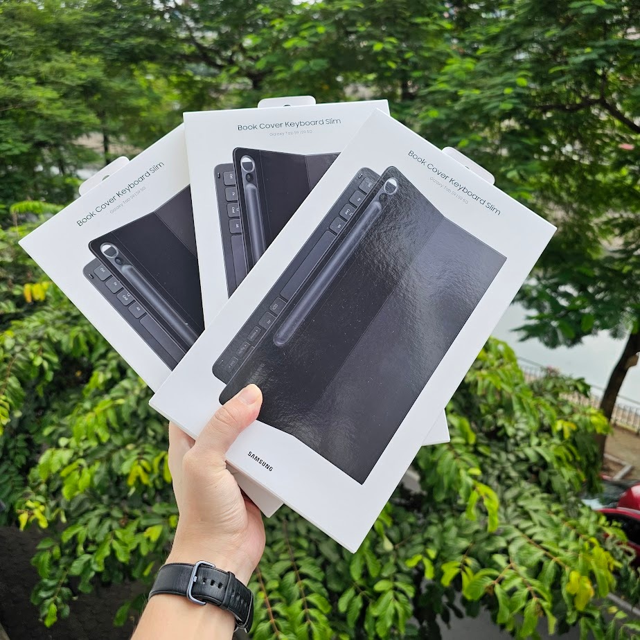 Bao da bàn phím dùng cho Galaxy Tab S9 / S9 Plus / S9 Ultra - bản Slim / Touchpad - Hàng chính hãng