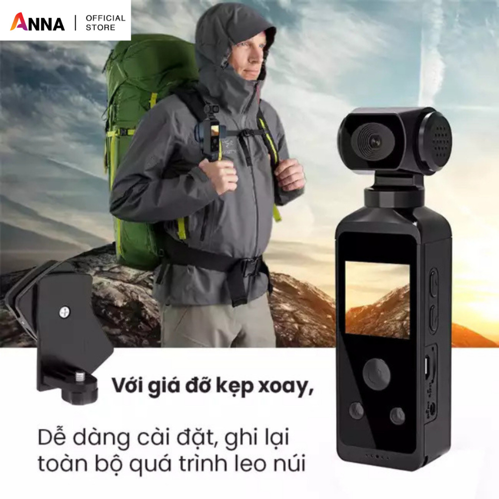 Camera GOPRO POCKET 2 máy quay phim cầm tay camera mini, ống kính xoay 270 độ, chất lượng hình ảnh video sắc nét 4K
